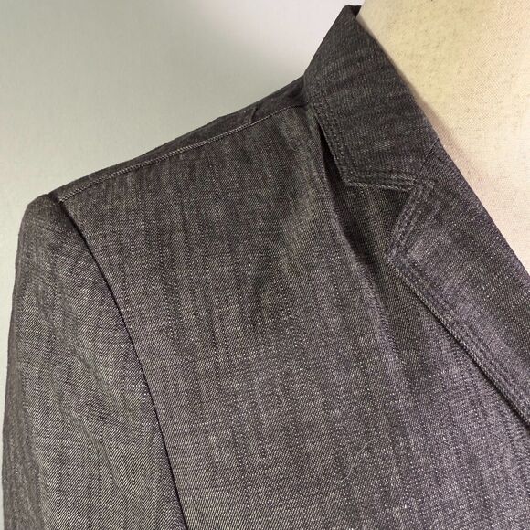 Guess Men's Chambray Sport Coat, Single Breast, Charcoal Gray Sz Medium 2/$50 - Picture 5 of 16